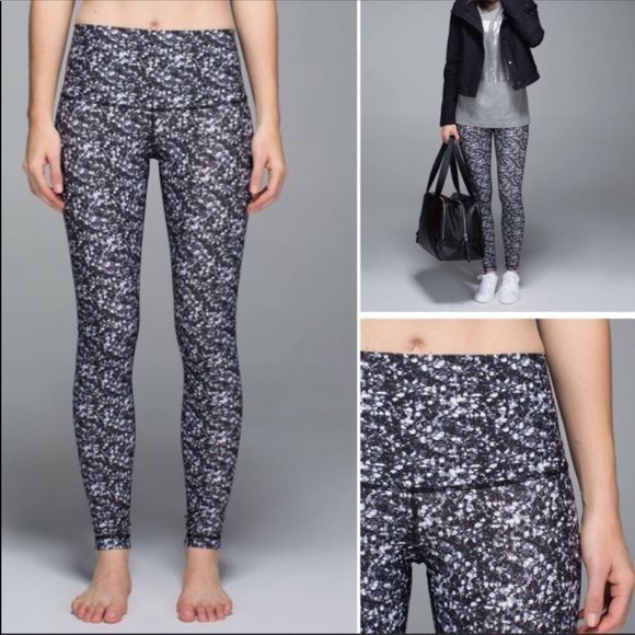 lululemon athletica Pants - Lululemon Shine Tight Shimmy Shimmer Leggings 2